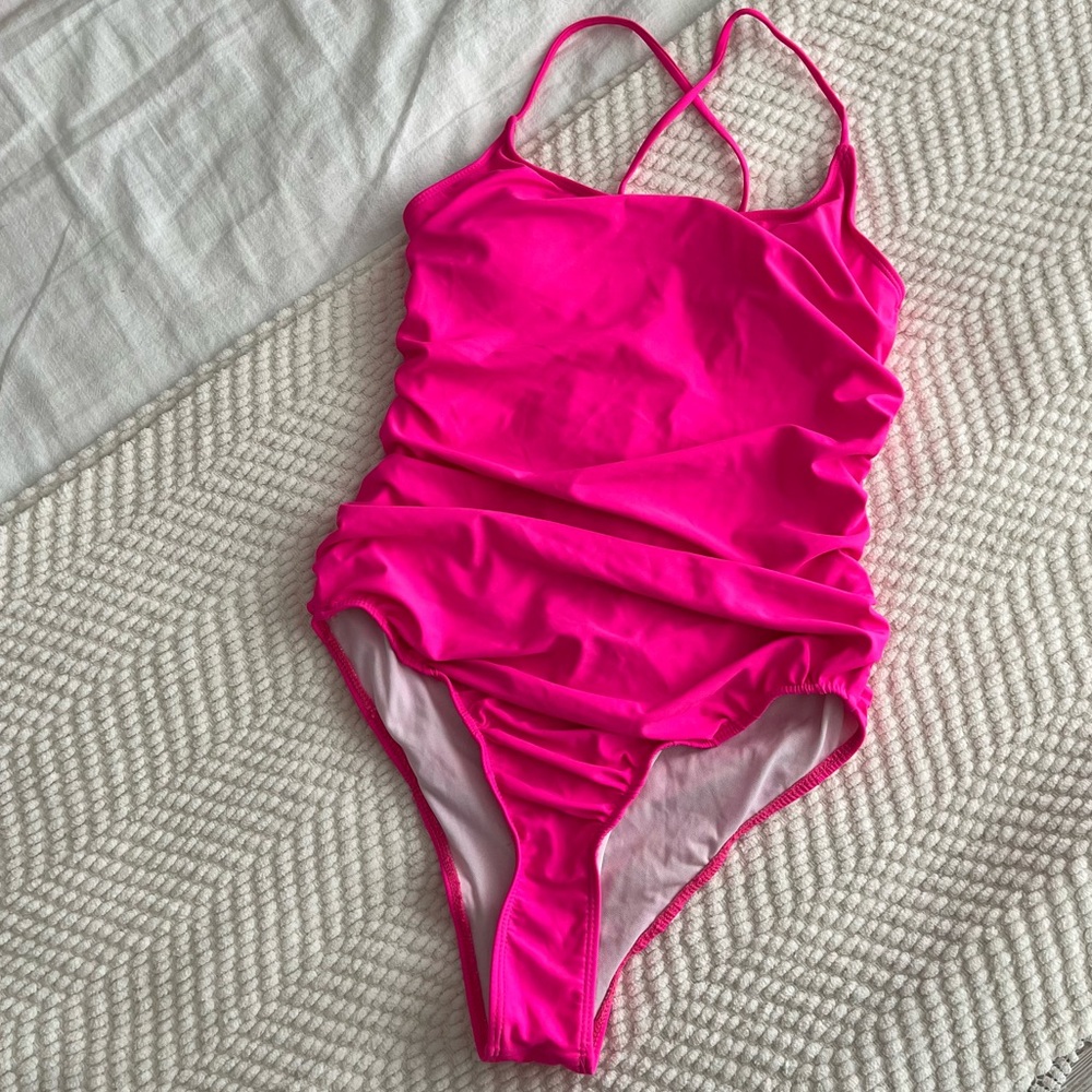 Vibrant Pink One-Piece Swimsuit